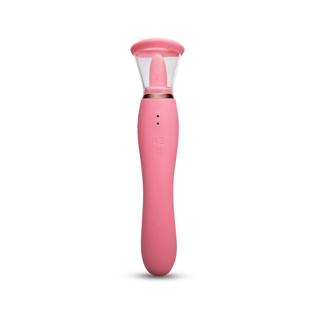 Le Wand Lick 3-in-1 Rechargeable Double-Ended Vibrator