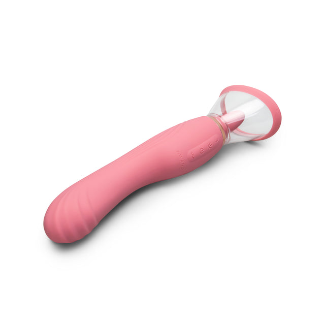 Le Wand Lick 3-in-1 Rechargeable Double-Ended Vibrator