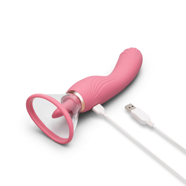 Le Wand Lick 3-in-1 Rechargeable Double-Ended Vibrator