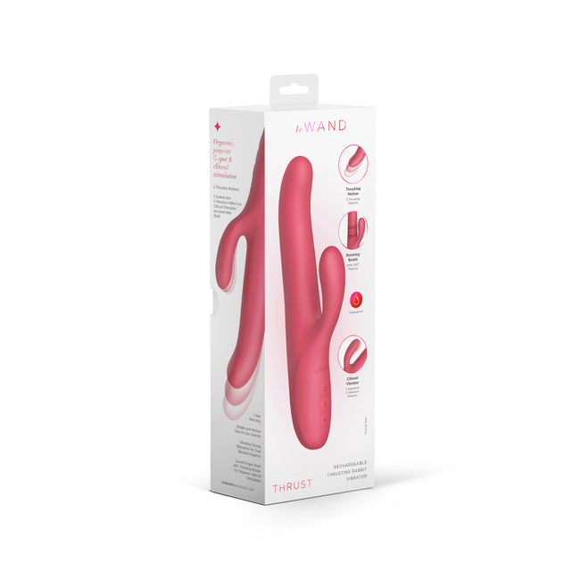 Le Wand Thrust Rechargeable Thrusting Rabbit Vibrator