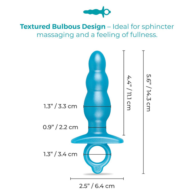 b-Vibe Butties Bounce Beaded Silicone Plug