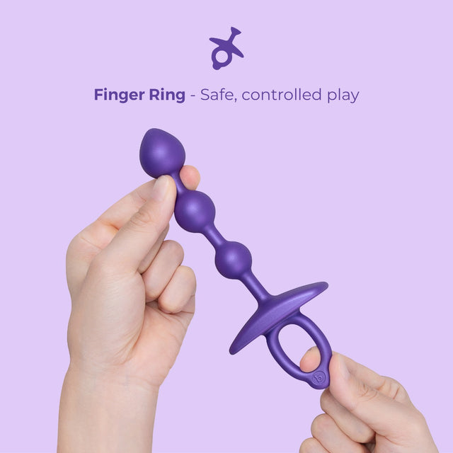 Zip Silicone Anal Beads