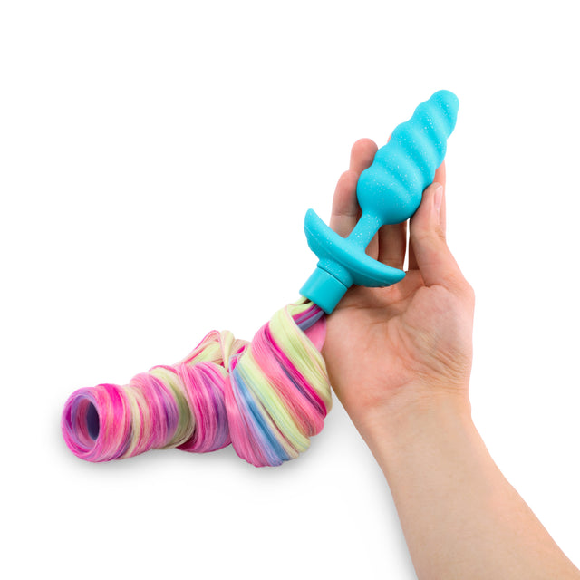 Unicorn Tail Vibrating Butt Plug