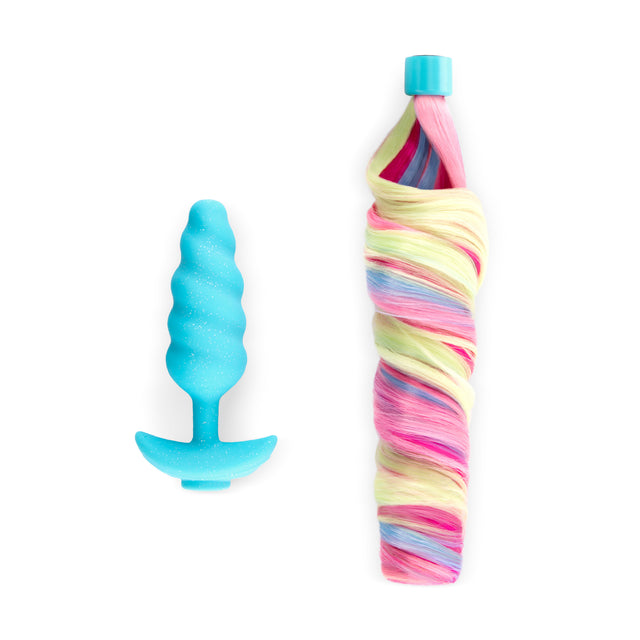 Unicorn Tail Vibrating Butt Plug