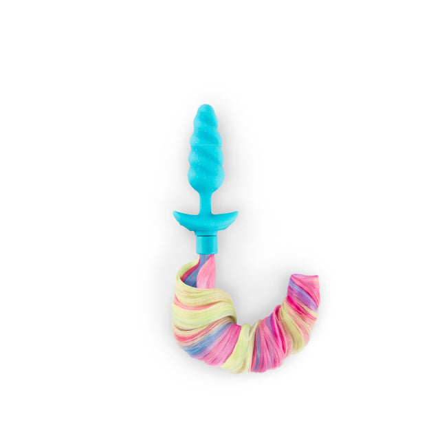 Unicorn Tail Vibrating Butt Plug