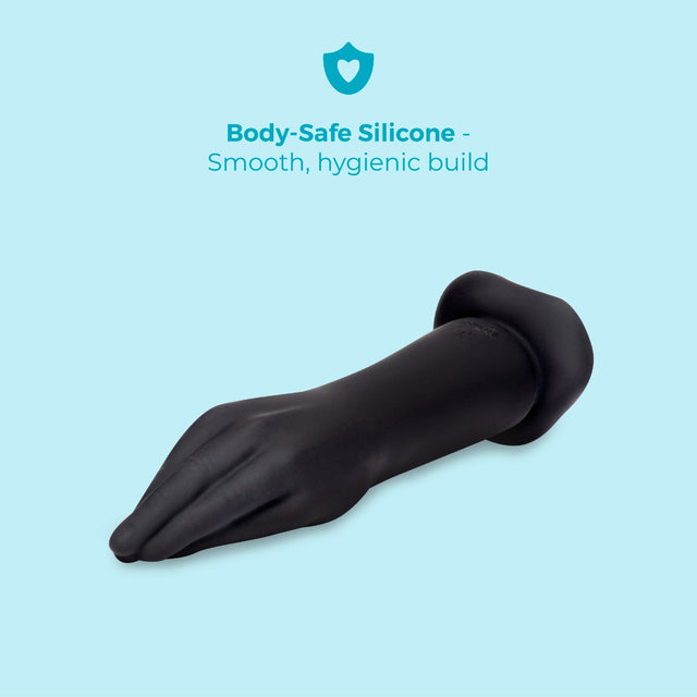 b-Vibe 10.5" USB Rechargeable Vibrating Silicone Realistic Hand Fisting Dildo with Suction Base
