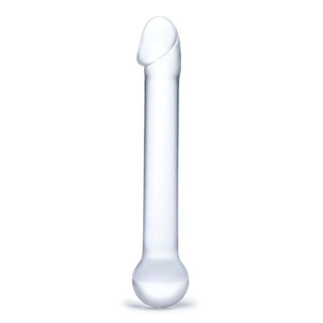 Glas Toy Seven Inch Realistic Head Glass Dildo