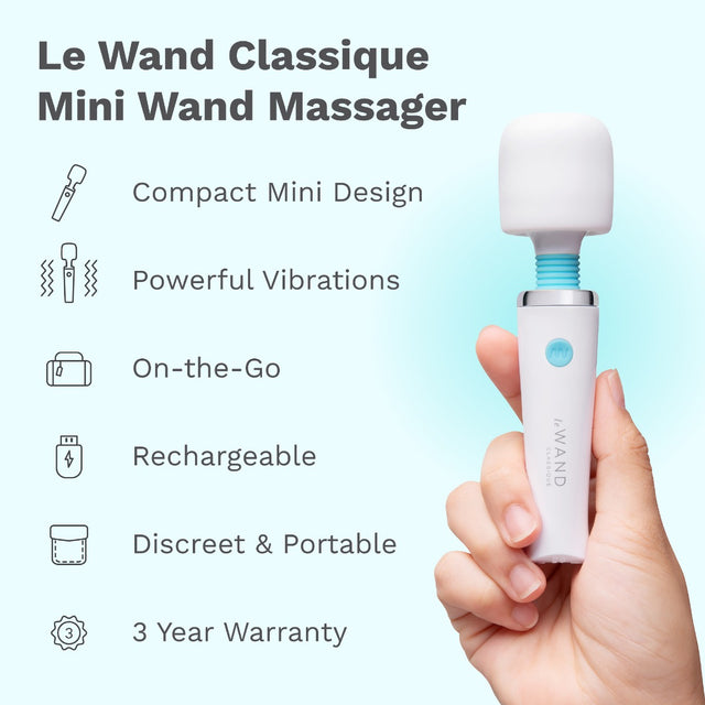 Le Wand Classique Mini Rechargeable Vibrating Massager