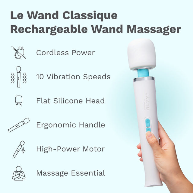 Le Wand Classique Cordless Original Rechargeable Vibrating Massager