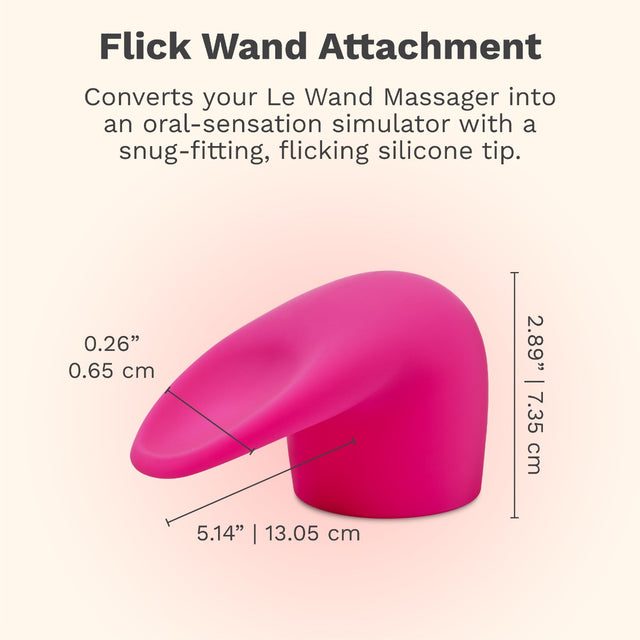 Le Wand Flick Silicone Attachment
