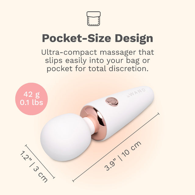 Le Wand Mini Micro Wand Rechargeable Pocket-Size Massager