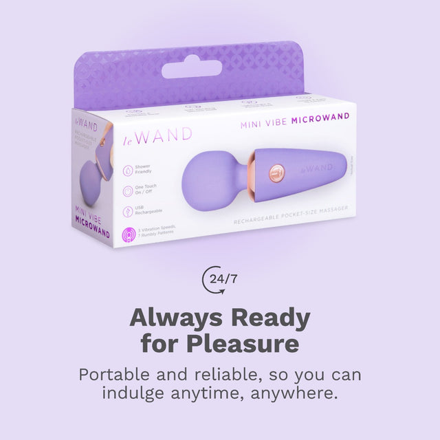 Le Wand Mini Micro Wand Rechargeable Pocket-Size Massager