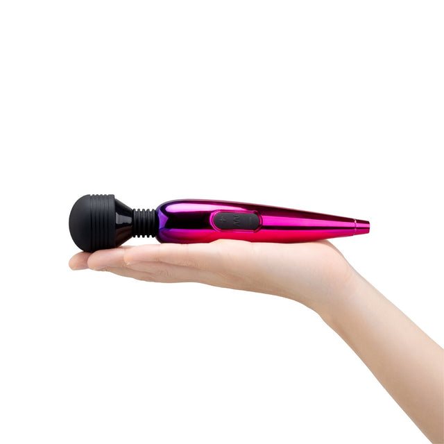 metallic premium usb rechargeable mini wand massager