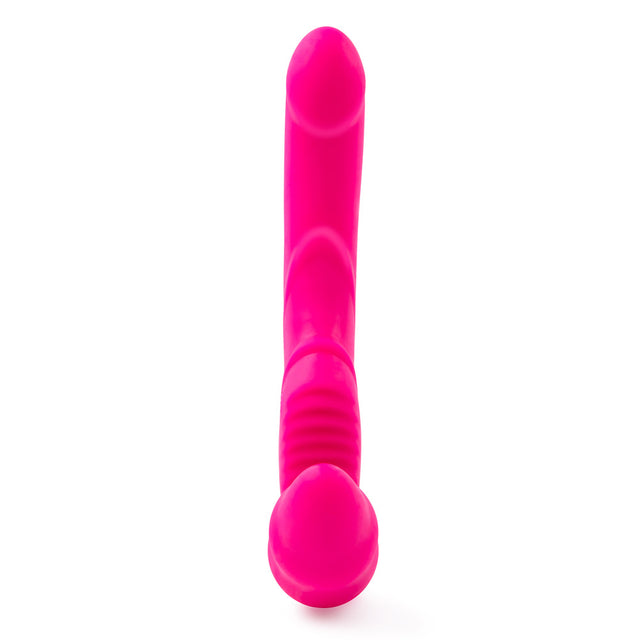 Strapless Together Vibrating Strapless Strap-On Dildo