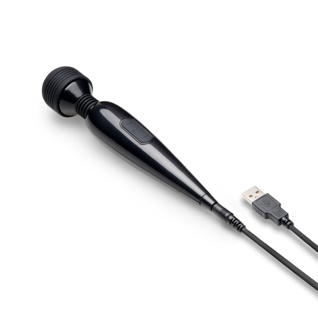 USB Rechargeable Mini Wand Massager - Black