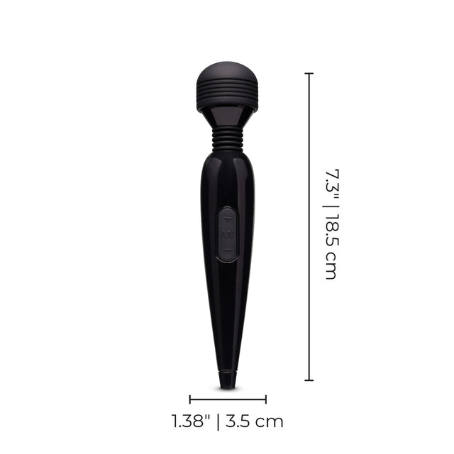USB Rechargeable Mini Wand Massager - Black
