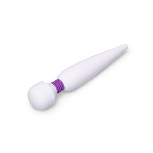 usb rechargeable mini wand massager - white