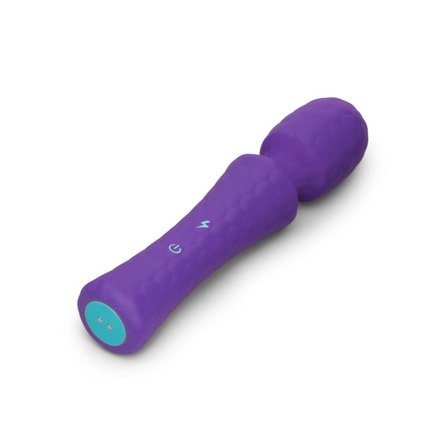 VibeFantasy Love Wand Rechargeable Vibrating Massager Powerful Handheld Pleasure Purple