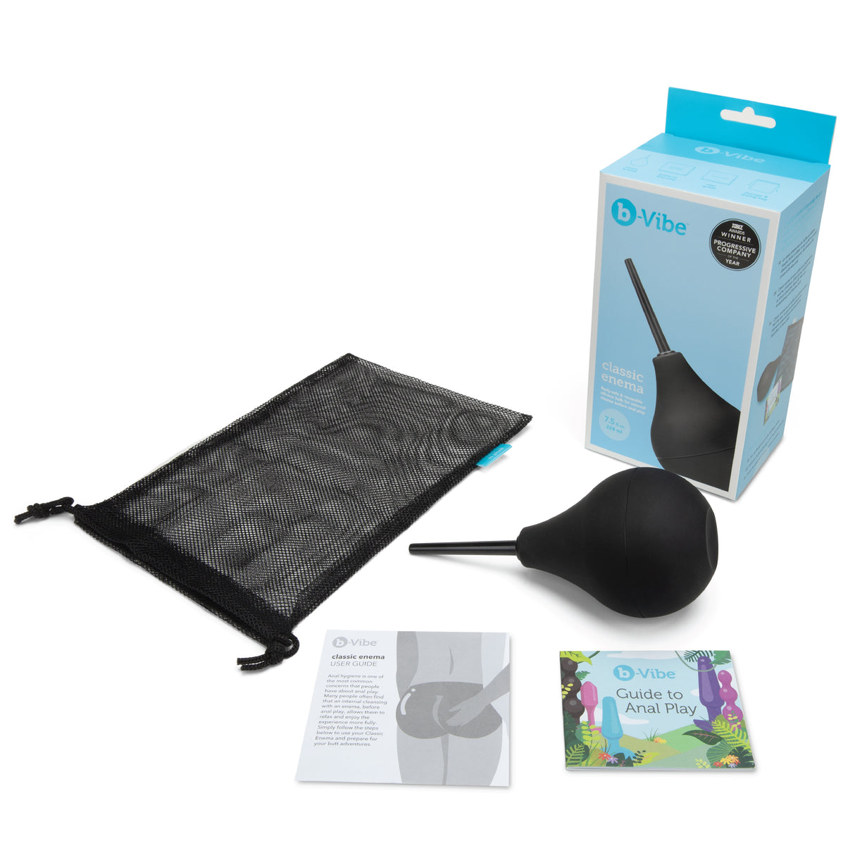 b-Vibe Classic Enema Bulb Set
