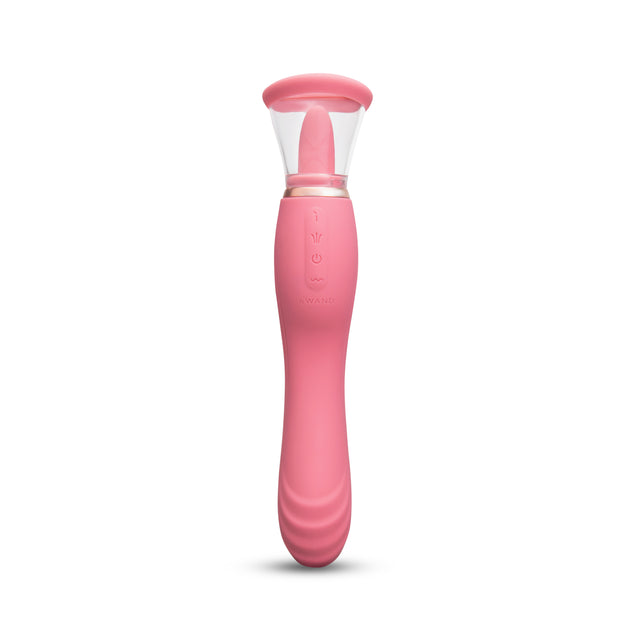 Le Wand Lick 3-in-1 Rechargeable Double-Ended Vibrator