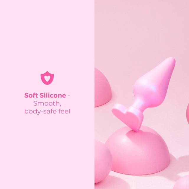 Butties b-Mine Heart Base Silicone Butt Plug