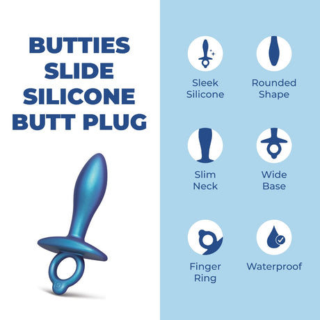 Slide Silicone Butt Plug