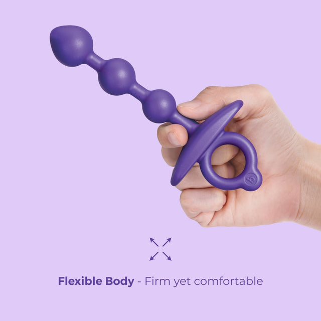 Zip Silicone Anal Beads