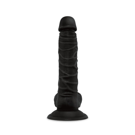 8 Inch Realistic Dildo with Suction Cup - Black