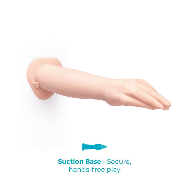 b-Vibe 16.5" Silicone Realistic Hand Arm Fisting Dildo with Suction Base