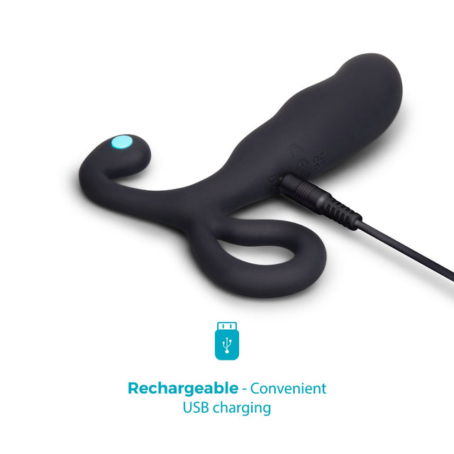 P-Spot Vibing Hands-Free Rechargeable Vibrating Silicone Prostate Massager
