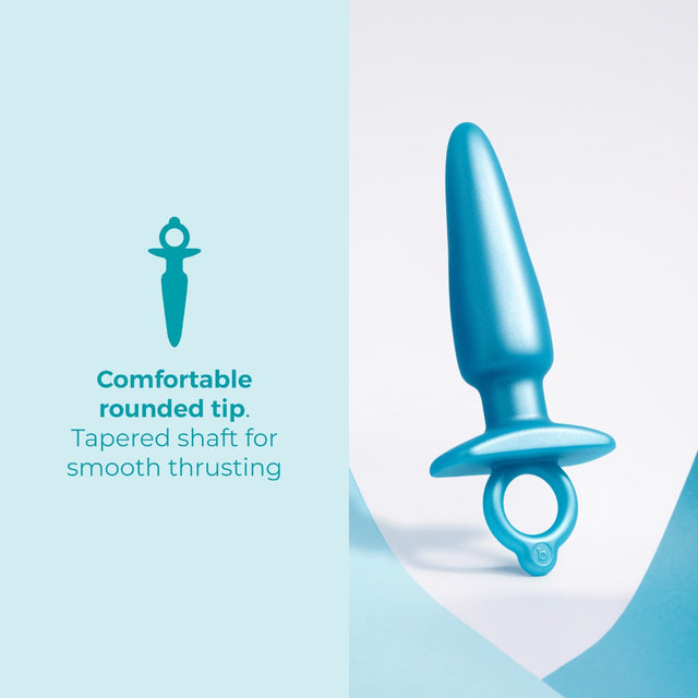 b-Vibe Butties Sleek Tapered Silicone Plug