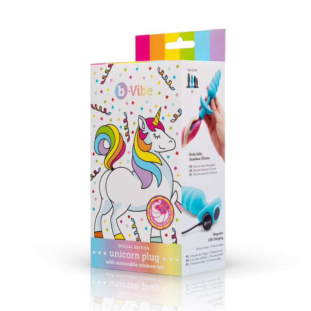 Unicorn Tail Vibrating Butt Plug