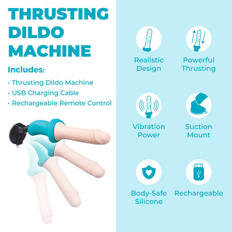 Realistic Thrusting Dildo Machine