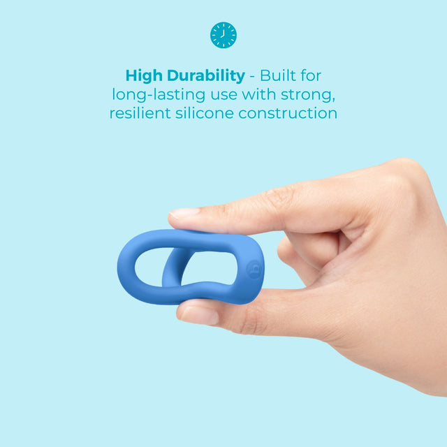 Snug Ring Tri-Sling Soft Stretch Silicone Cock-and-Ball Sling