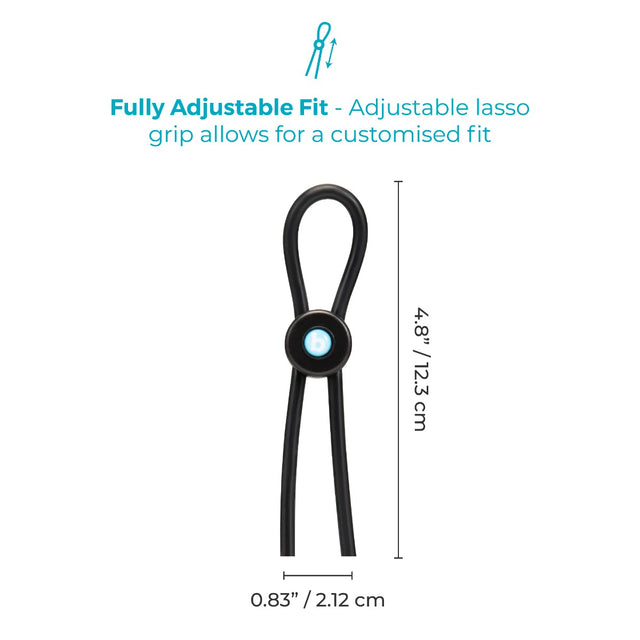 Lasso Grip Fully Adjustable Silicone Cock Ring
