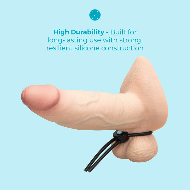 Lasso Grip Fully Adjustable Silicone Cock Ring