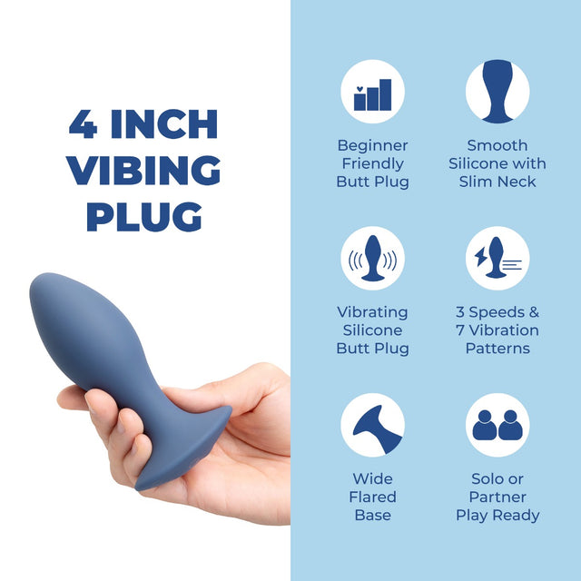 b-Vibe 4 Inch Vibing Plug