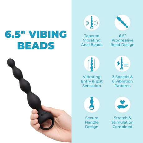 b-Vibe 6.5 Inch Vibing Beads