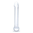Glas Toy Seven Inch Realistic Head Glass Dildo