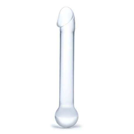 Glas Toy Seven Inch Realistic Head Glass Dildo