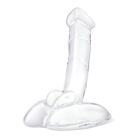Glas Toy Seven Inch Rideable Standing Glass Cock with Stability Base