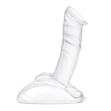 Glas Toy Seven Inch Rideable Standing Glass Cock with Stability Base