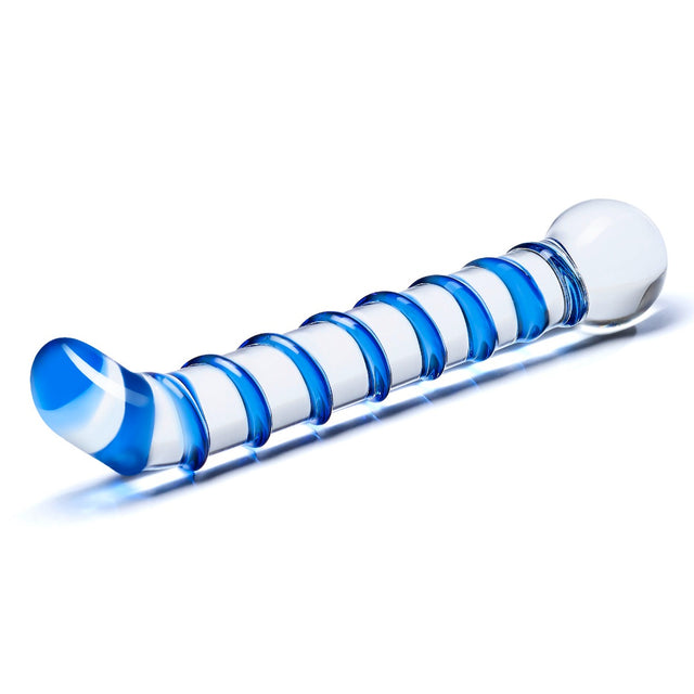 Glas Toy 6.5 Inch Mr. Swirly G-Spot Glass Dildo