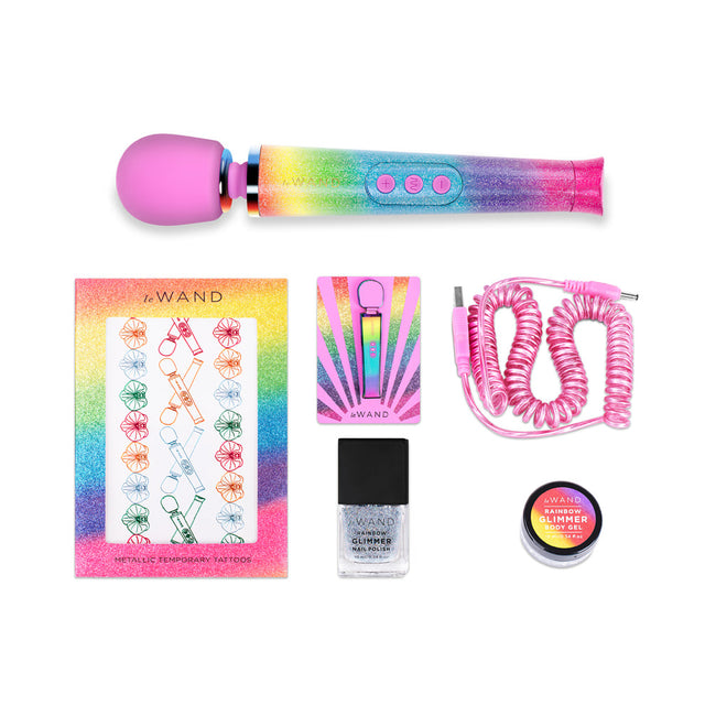 Le Wand All That Glimmers Rainbow Ombre Petite Massager Special Edition