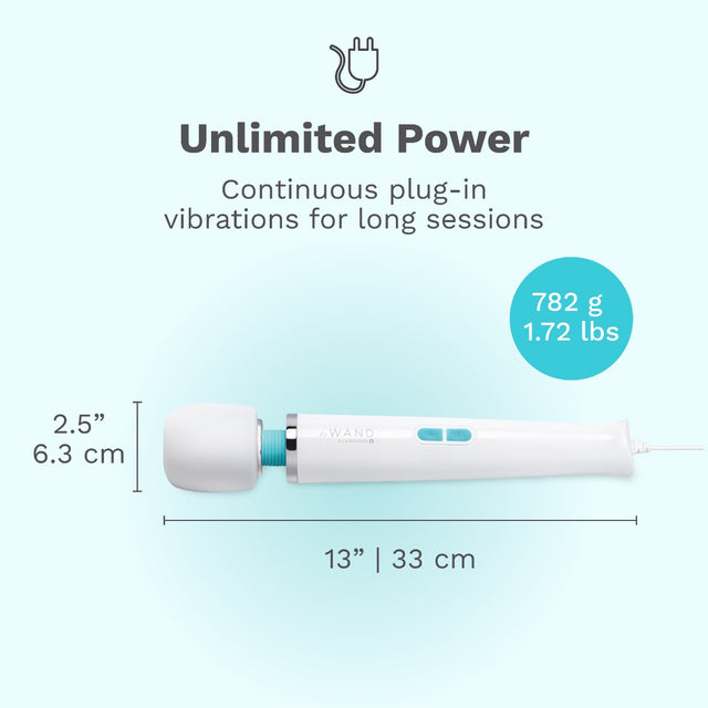 Le Wand Classique Plug-In Original Full-Body Vibrating Massager