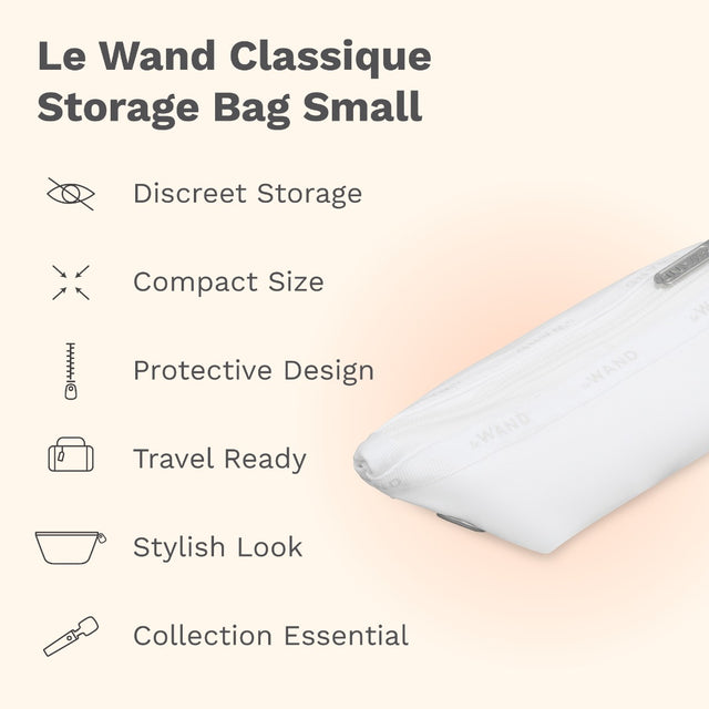 Le Wand Classique Storage Small Convenient Discreet Travel Bag