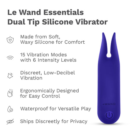 Le Wand Dual Tip Silicone Vibrator