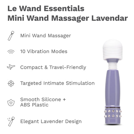 Mini Wand Massager - Lavender