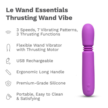 Le Wand Thrusting Wand Vibe