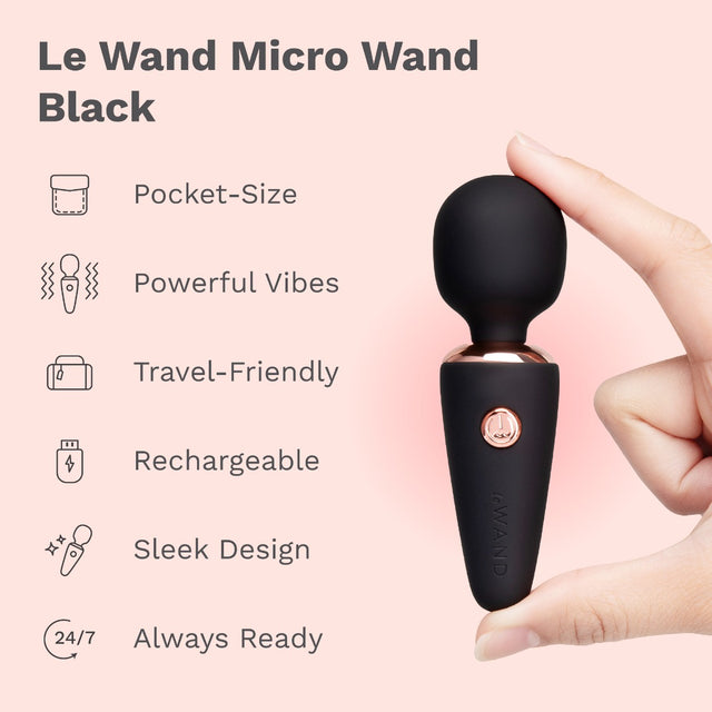Le Wand Mini Micro Wand Rechargeable Pocket-Size Massager
